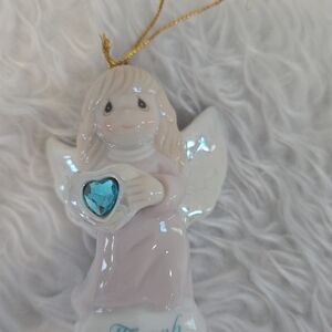 Enesco‎ Precious Moments March Birthstone Angel Ornament – 1997